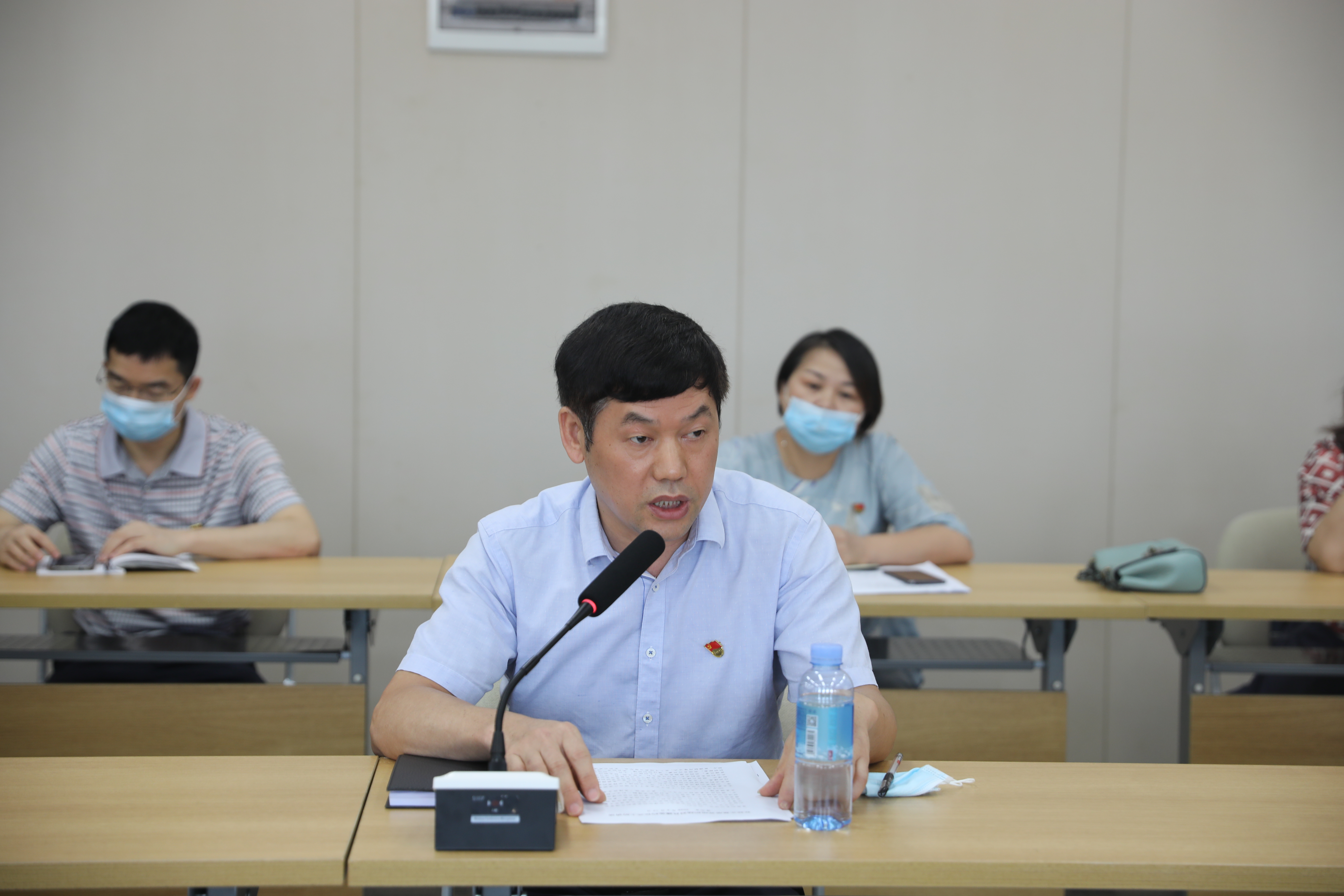 广西金年会app院党委书记俸尚东讲话